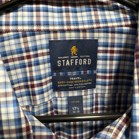 Blue Button Up Dress Shirt - Picture 3 of 3